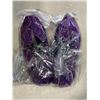 Image 3 : NEW CASE OF 15 PURPLE SETS OF SHOES SIZE 9-10
