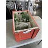 Image 1 : VINTAGE WOOD PEPSI CRATE AND ASOSRTED COLLECTIBLE GLASS BOTTLES