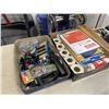Image 4 : 4 TRAYS OF OFFICE SUPPLIES