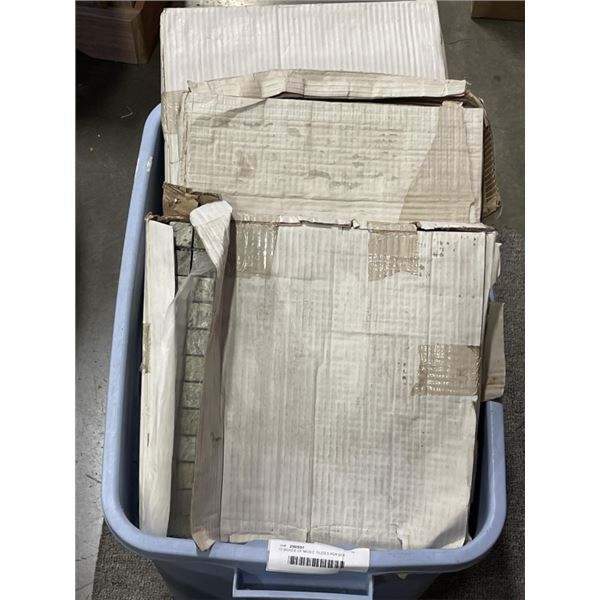 10 BOXES OF MOSIC TILES 5 PER BOX