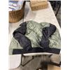 Image 6 : GELL BLASTER SET, SPACE SAVER BAGS, RV WHEEL COVERS, BASKET AND BOX OF ESTATE JACKETS BOOTS, BAGS ET