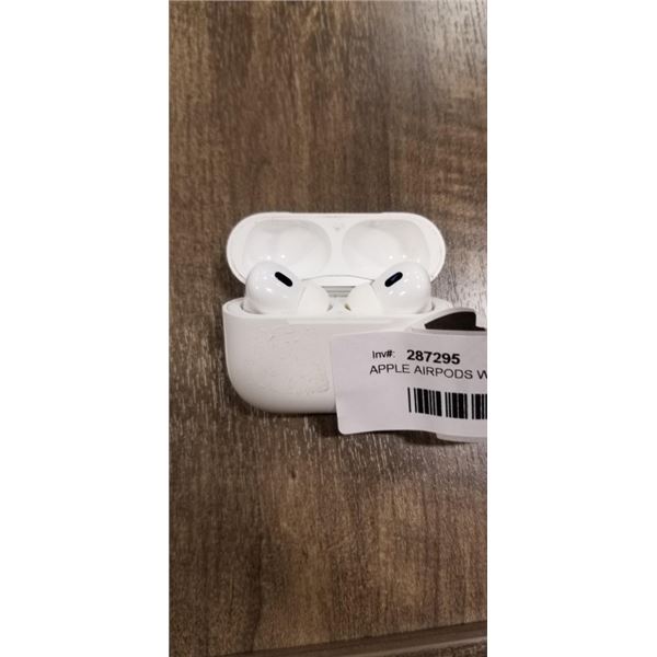 APPLE AIRPOD PRO W/ LIGHTNING CHARGE CASE - TESTED WORKING