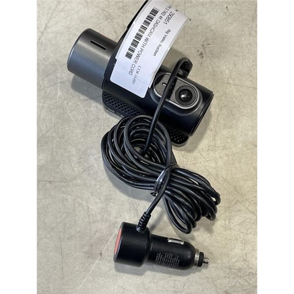 TYPE S T402 4K DASHCAM WITH POWER CORD WORKING