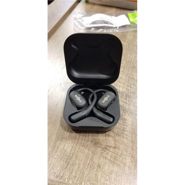 SHOKZ OPENFIT OPEN EAR TRUE WIRELESS EARBUDS - TESTED WORKING