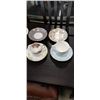Image 4 : 3 CUP AND SAUCER SETS AND ASSORTED CUPS AND SAUCERS NOT MATCHING