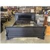Image 3 : KINGSIZE BLACK SLEIGH BED FRAME