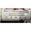 Image 3 : 2 BRAND NEW BAMBOO MEMORY FOAM PILLOW - HYPOALLERGENIC, BREATHABLE, AND MACHINE WASHABLE