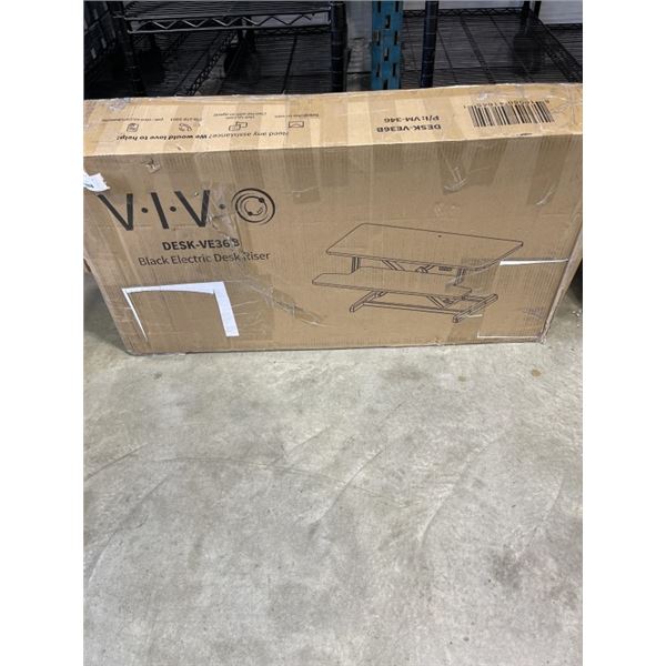 VIVO BLACK ELECTRIC DESK RISER
