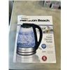 Image 1 : HAMILTON BEACH 1.7L GLASS ELECTRIC KETTLE - TESTED WORKING