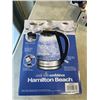 Image 2 : HAMILTON BEACH 1.7L GLASS ELECTRIC KETTLE - TESTED WORKING