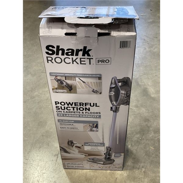 SHARK ROCKET PRO DLX CORDED STICK VACUUM - TESTED WORKING, RETAIL $279