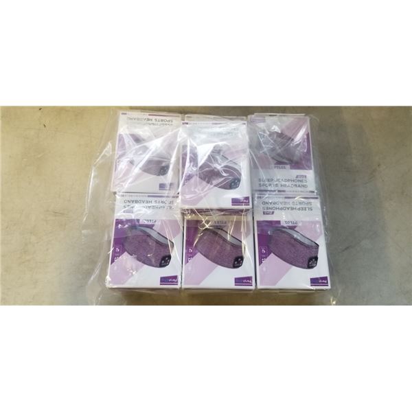 LOT OF 13 NEW SLEEP HEADPHONES