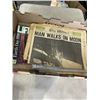 Image 1 : NEWPAPER ARTICLES INCLUDING "MAN WALKS ON MOON" AND MAGAZINES