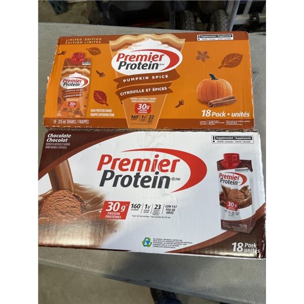 2 CASES OF RPETEIN DRINK, EXP 2027, SOME MISSING