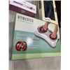 Image 2 : HOMEDICS FOOT MASSAGER, NEW OLD STOCK KIRKLAND SHOES, AND MINI HAIR STRAIGHTNER