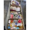 Image 1 : 4 TRAYS OF SEWING SUPPLIES