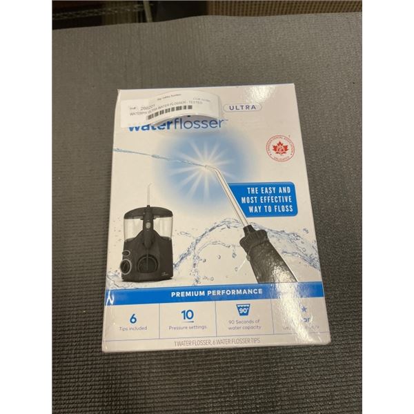 WATERPIK ULTRA WATER FLOSSER - TESTED WORKING, RETAIL $84