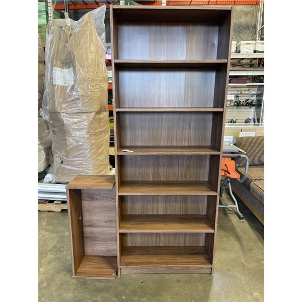 AS NEW 8 FEET BOOKSHELF WITH LEAF TO MAKE 10 FEET