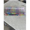 Image 2 : 120 NEW COLORED GEL PENS AND 72 OILY COLORED PENCILS