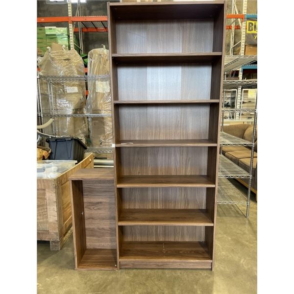 AS NEW 8 FEET BOOKSHELF WITH LEAF TO MAKE 10 FEET