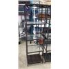 Image 2 : MATCHING PAIR OF GLASS AND METAL SHELF