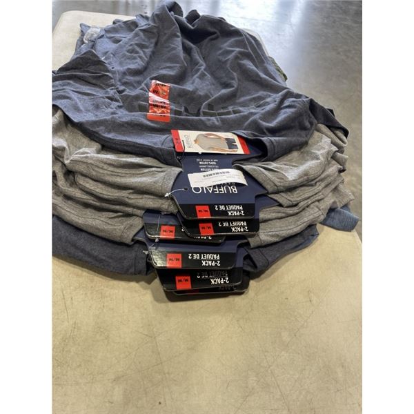 12 NEW BUFFALO TSHIRTS ASSORTED COLORS SIZES MEDIUM