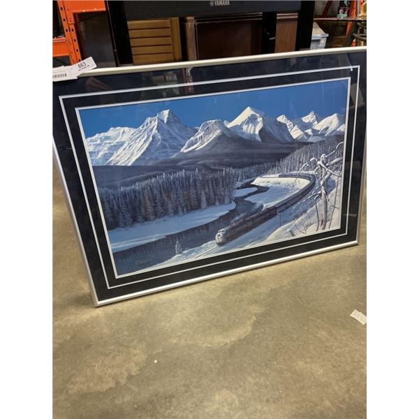 MAX JACQUIARD SIGNED AND NUMBERED CP RAILWAY PRINT, #235 / 550