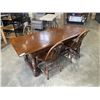 Image 1 : DINING TABLE W/ 4 CHAIRS