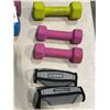Image 3 : LOT OF DUMBELLS AND ANKLE WEIGHTS