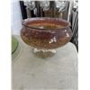Image 2 : ART GLASS TRAY AND 2 BOWLS - 1 IS PIER ONE IMPORTS