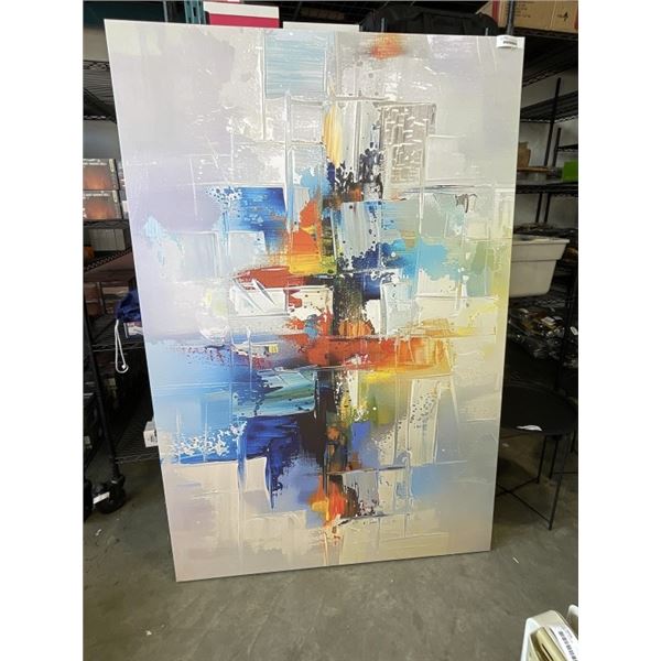 ABSRAT  PAINTING 4 FEET WIDE AND 6 FEET TALL