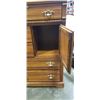 Image 2 : LEA FURNITURE OAK HIGHBOY DRESSER