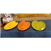 Image 1 : 3 SERVING PLATTERS - GREAT FOR DIPS
