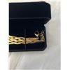 Image 3 : NEW 14K GOLD PLATED 8.0MM TWISTED SERPENTINE NECKLACE, ADJUSTABLE 17.5-18.5" LONG