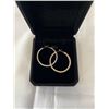 Image 1 : NEW 18K GOLD PLATED 33.0MM PRINCESS CUT SIMULATED DIAMOND (CZ) HOOP EARRINGS