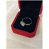 Image 4 : 3.00 CT GRA CERTIFIED ROUND BRILLIANT CUT MOISSANITE STONE VVS VIVID BLUISH GREEN COLOR WITH 12 ROUN