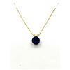 Image 3 : 10KT YELLOW GOLD NATURAL AMETHYST (0.96CT) PENDANT WITH GOLD PLATED STERLING SILVER CHAIN, RETAIL $5