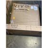 Image 1 : VIVO BLACK 60"X30" TABLE TOP AND WHITE ELECTRIC SINGLE MOTOR DESK FRAME
