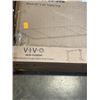 Image 3 : VIVO BLACK 60"X30" TABLE TOP AND WHITE ELECTRIC SINGLE MOTOR DESK FRAME