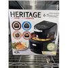 Image 3 : HERITAGE INFRARED 4.5QT 6-IN-1 STEAM AIR FRYER - TESTED WORKING, RETAIL $299