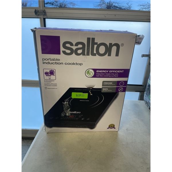 SALTON PORTABLE INDUCTION COOKER - TESTED WORKING