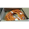 Image 1 : AS NEW INDOOR \OUTDOOR HEAVY DUTY LIGHTED 1OOFT 10AWG 15 AMP 125 VOLTS ORAGNE SERIES