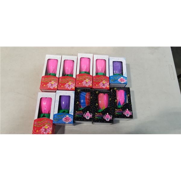 10 NEW MUSICAL CANDLES