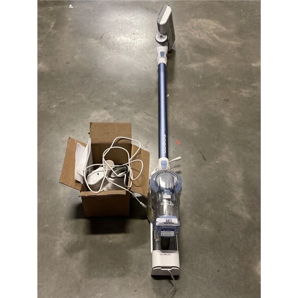 TINECO A11 HERO CORDLESS VACUUM WITH CHARGER AND ACCESSORIES WORKING
