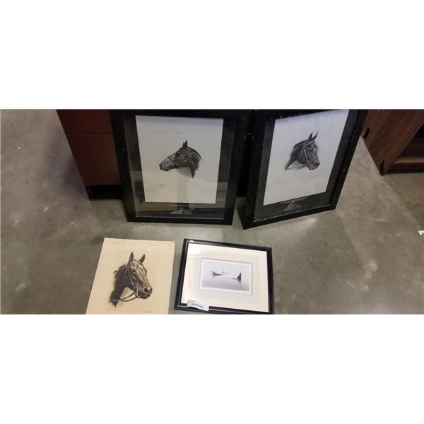 ASSORTE DKENTUCKY DERBY HORSES AND ESTATE ARTWORK