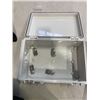 Image 4 : 2 TRAY ORGANIZERS, SMALL GARBAG CAN, STORAGE CONTAINER AND TABLE TOP FAN
