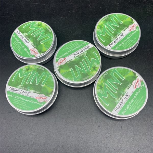 5 NEW FRESH PLANT SHAMPOO BARS