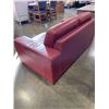 Image 4 : LOVE SEAT AND COUCH RED LEATHER