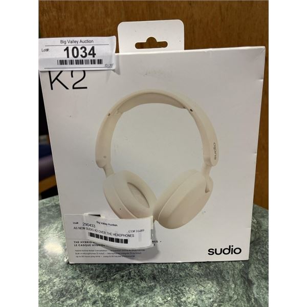 AS NEW SUDIO K2 OVER THE HEADPHONES WHITE WORKING