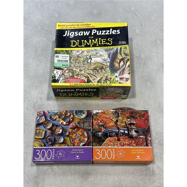 3 PUZZLE SETS